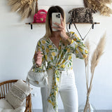 Blouse cache cœur Laure 🇮🇹