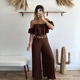 Ensemble Elvira marron 🇮🇹