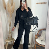 Ensemble à sequins noir