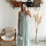 Robe Énorah vert d’eau
