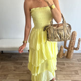 Robe Alina jaune 🇮🇹