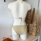Maillot de bain paillettes doré