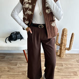 Pantalon avec ceinture choco 🇮🇹