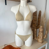 Maillot de bain paillettes doré