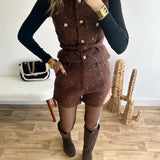 Short Izia chocolat