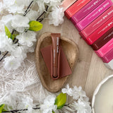 Baume à lèvres glossy + support assorti