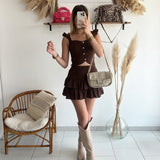 Ensemble Aya marron