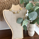 Collier ras le cou fleurs