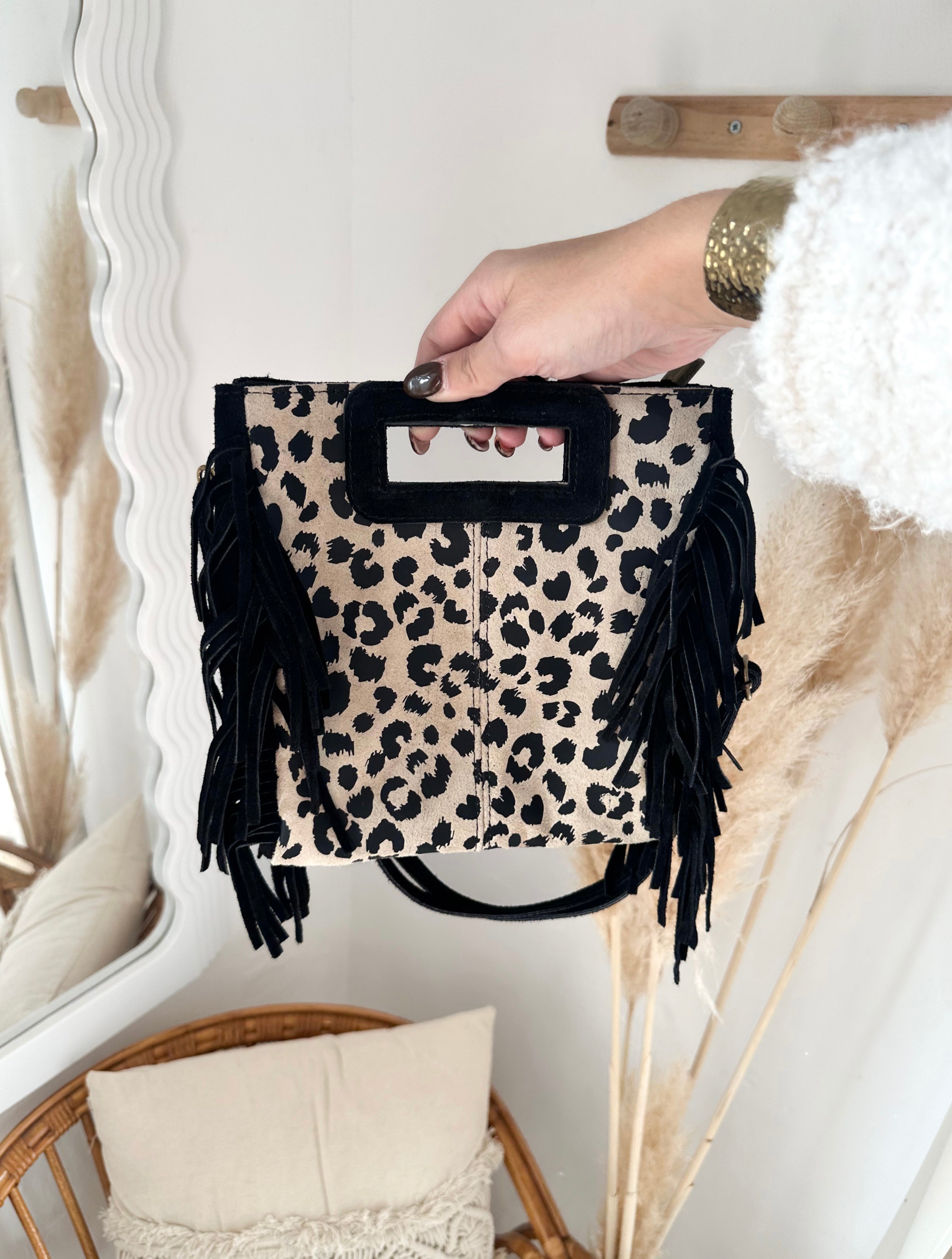 Franges Sac à Main Femme Maje Main Maje Sac à Frange Maje Sac