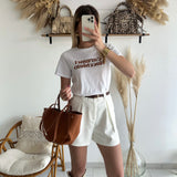 T-shirt Caramel macchiato