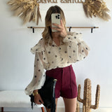 Blouse à pois