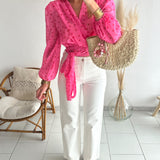 Jean wide leg blanc
