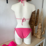 Maillot de bain paillettes rose