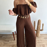 Ensemble Elvira marron 🇮🇹