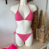 Maillot de bain paillettes rose
