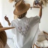 Chemise oversize heart