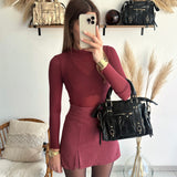 top sous pull bordeaux 🇮🇹