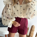 Blouse à pois