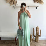 Robe Mylee vert d’eau