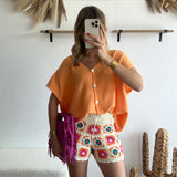 Gilet Anael orange