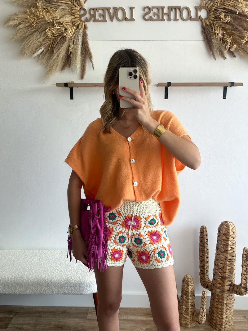 Gilet Anael orange
