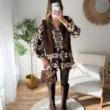 Veste teddy chocolat