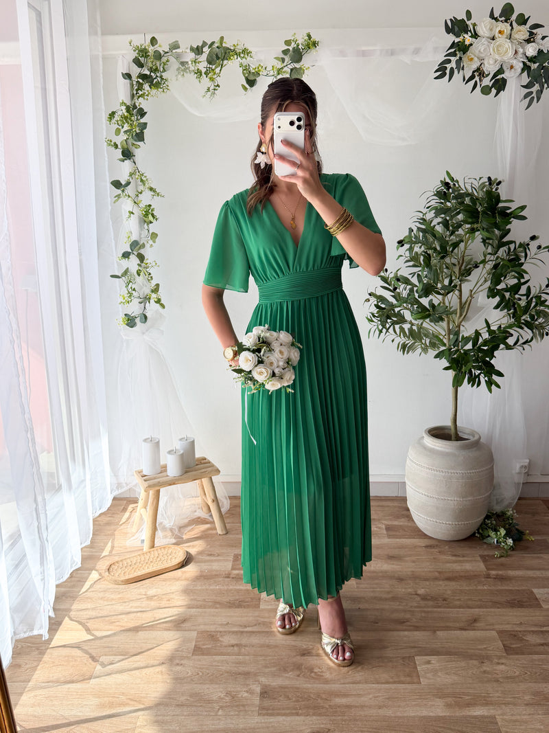 Robe Lucile verte