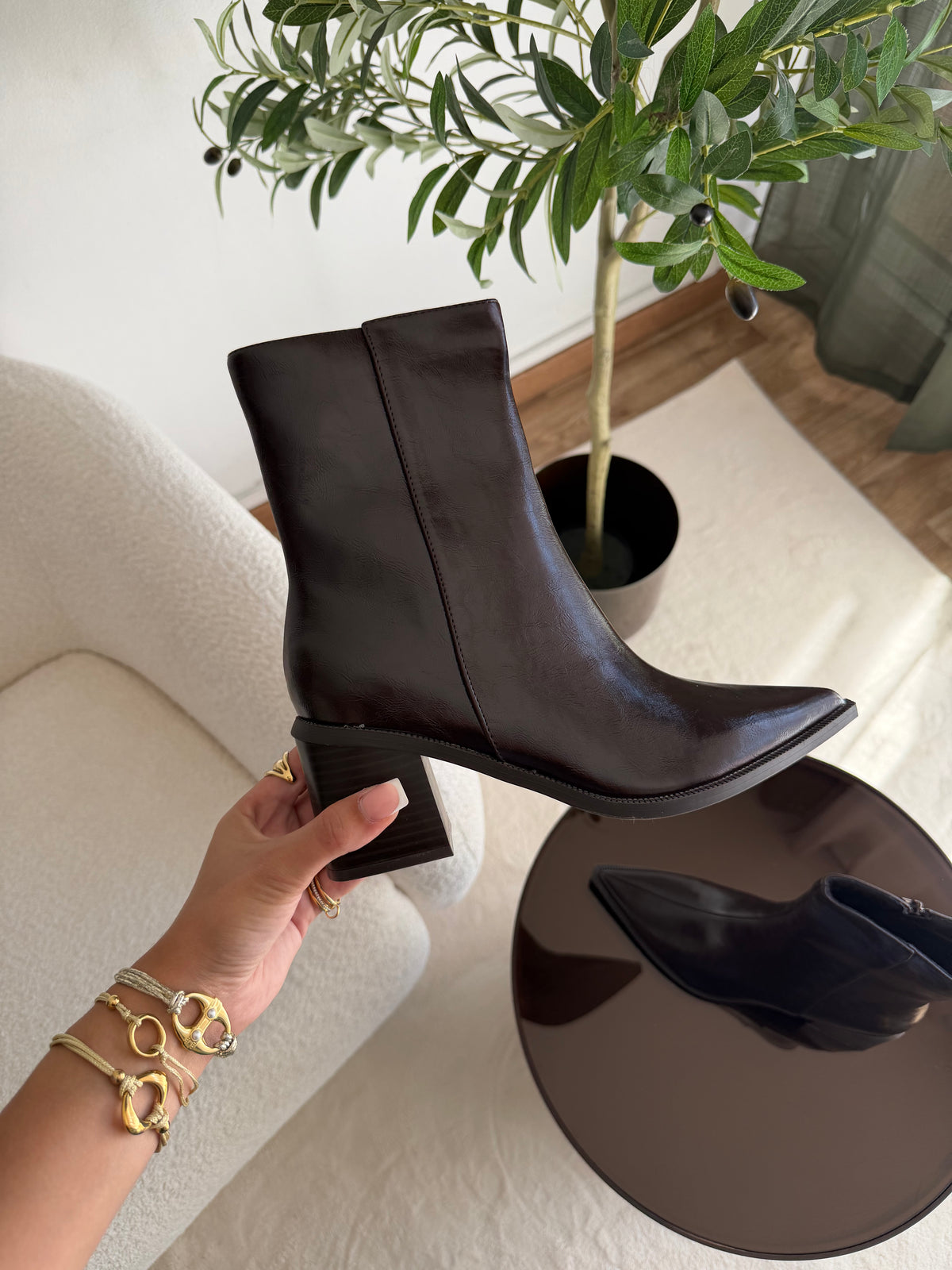 Bottines Timea choco