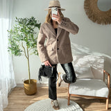 Blazer épais bouclette