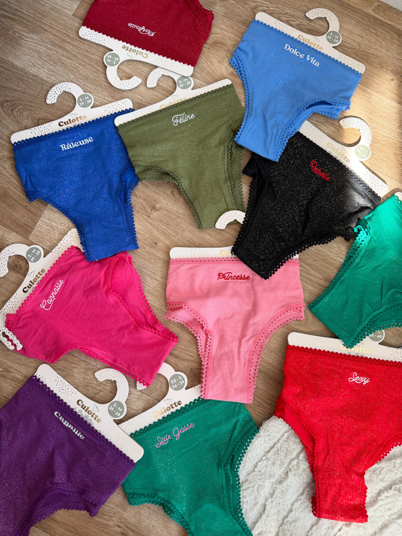 Culottes à paillettes