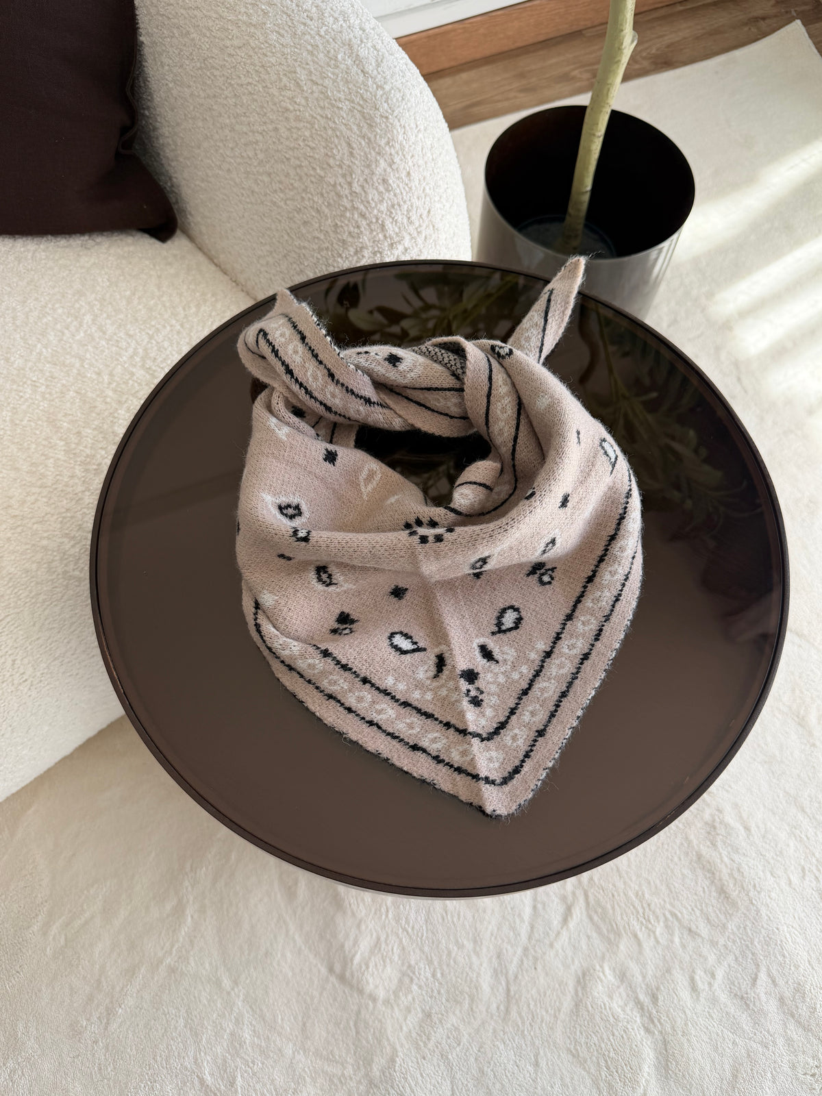 Foulard Lucie beige