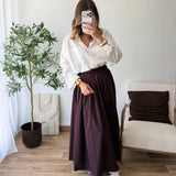Jupe simple prune