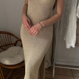 Robe en maille dorée 🇮🇹