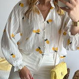 Blouse citrons