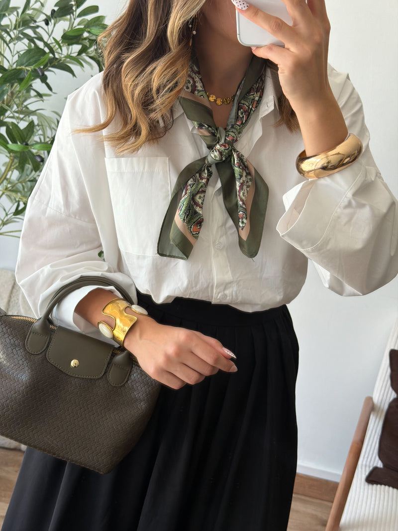 Foulard kaki