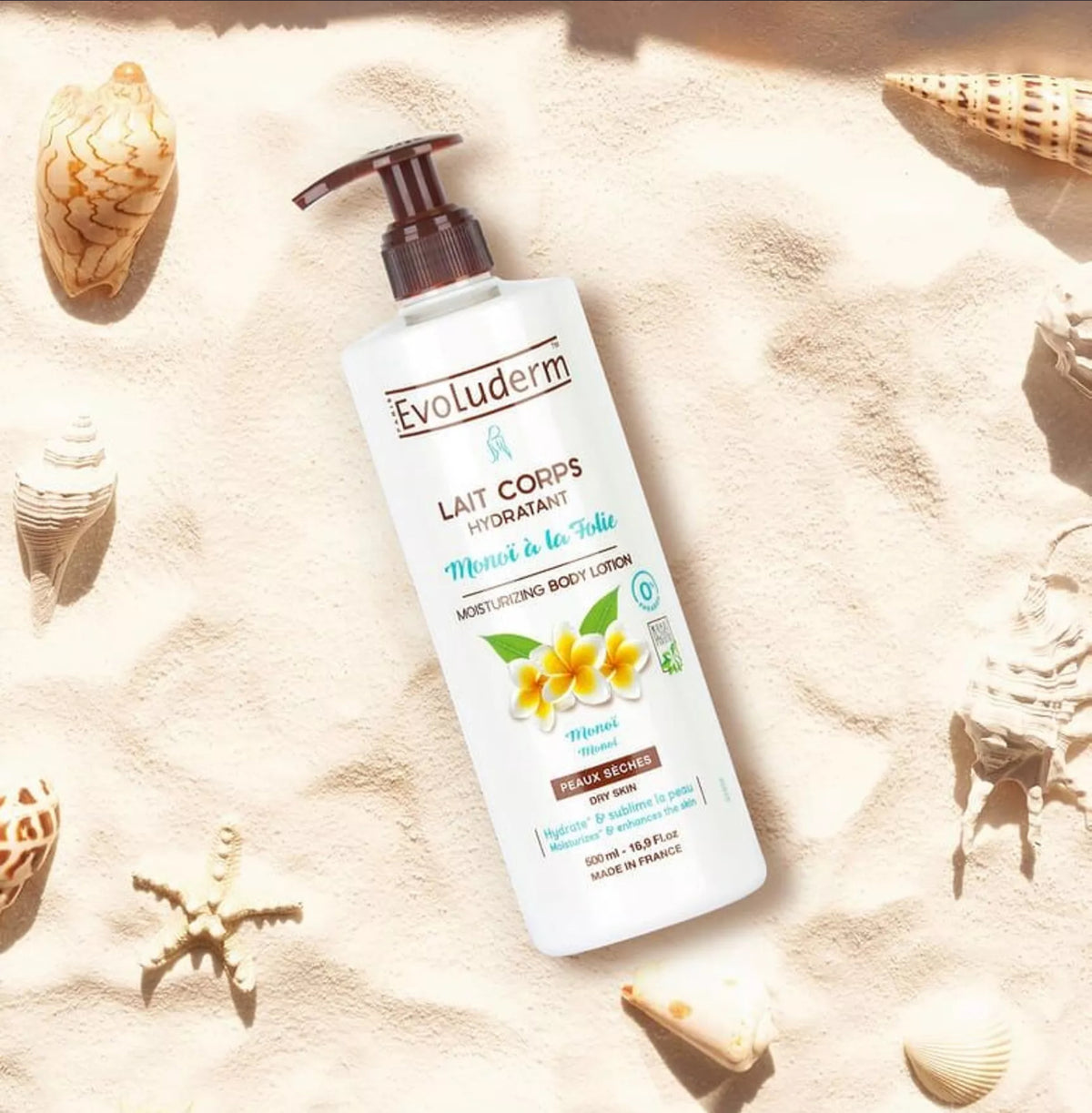 Lait corps hydratant monoï 500ml