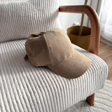 Casquette suédine beige