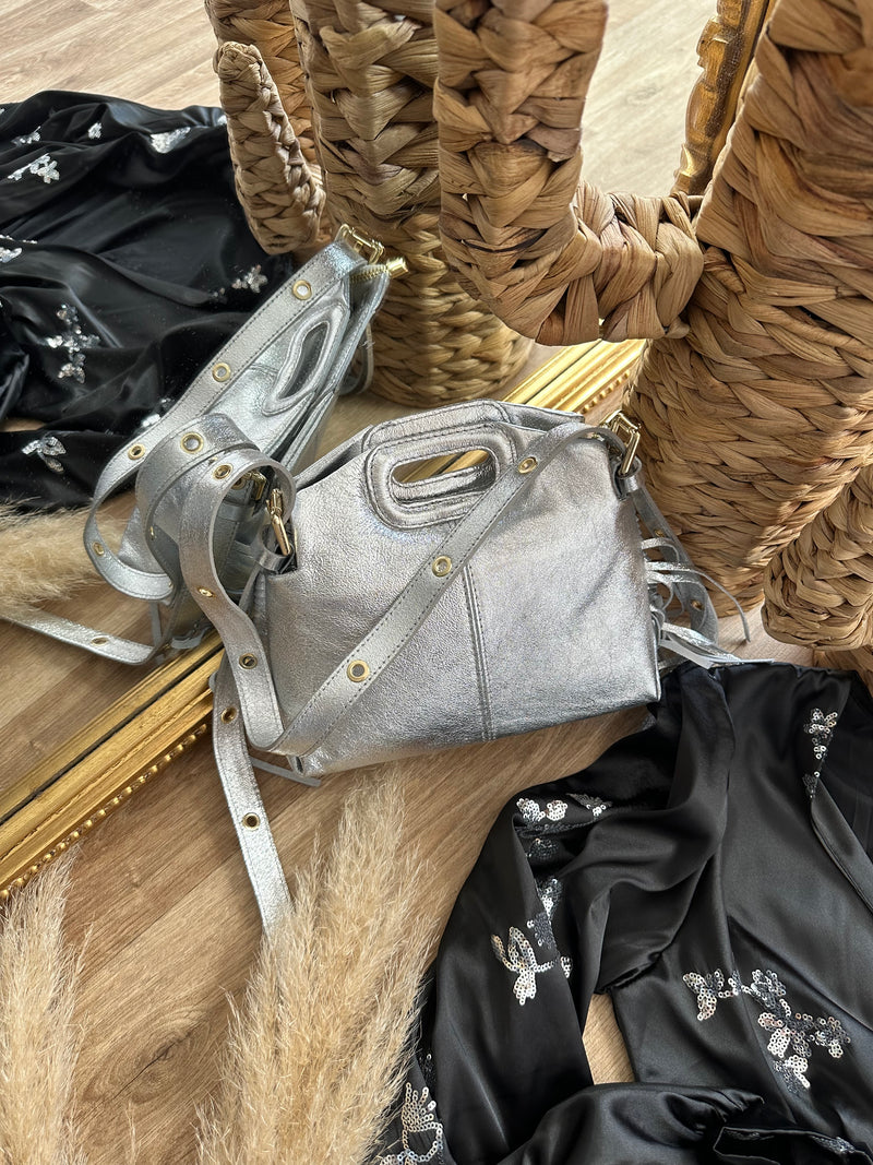 Sac Dorianne Mini argenté 🇮🇹