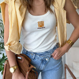Chemise soleil jaune