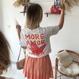 T-shirt More amor