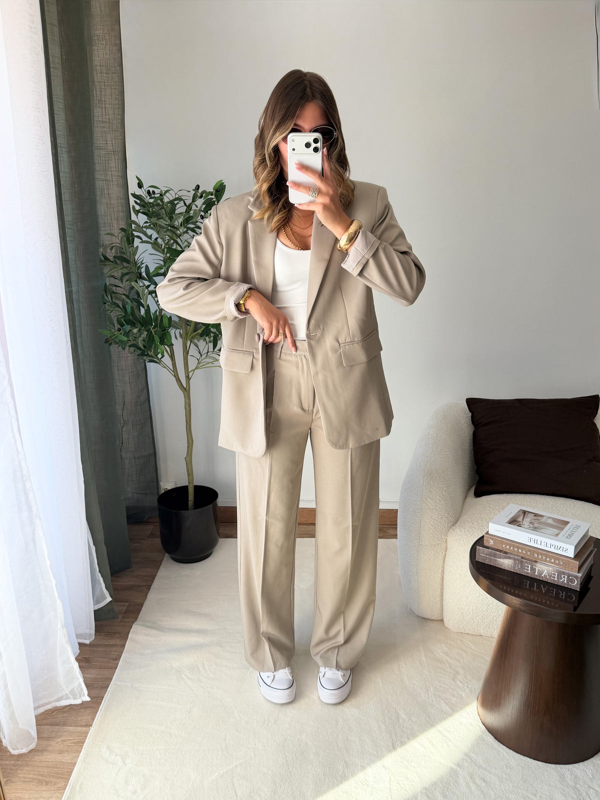 Pantalon tailleur Noa