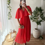 Robe Cléa corail