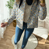 Veste matelassée floral