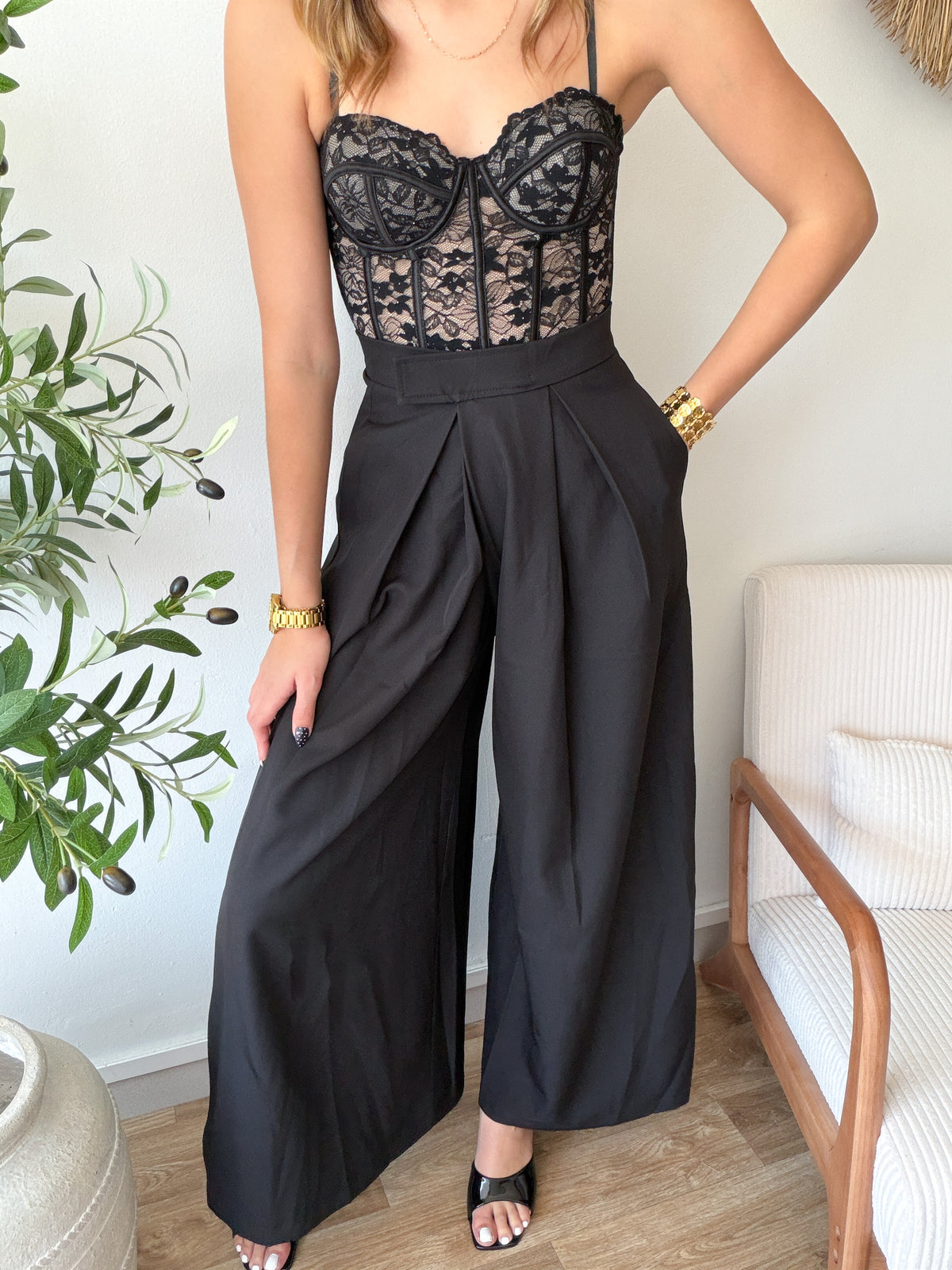 Pantalon scratch noir