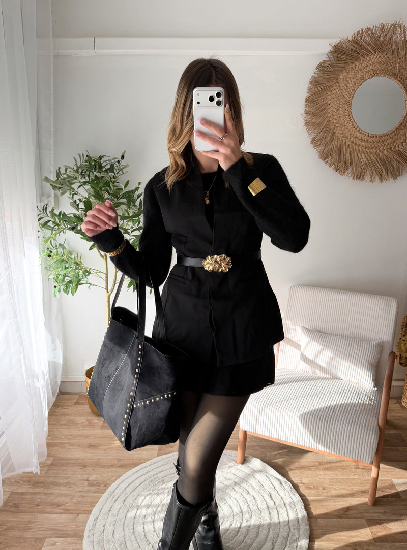 Veste avec ceinture