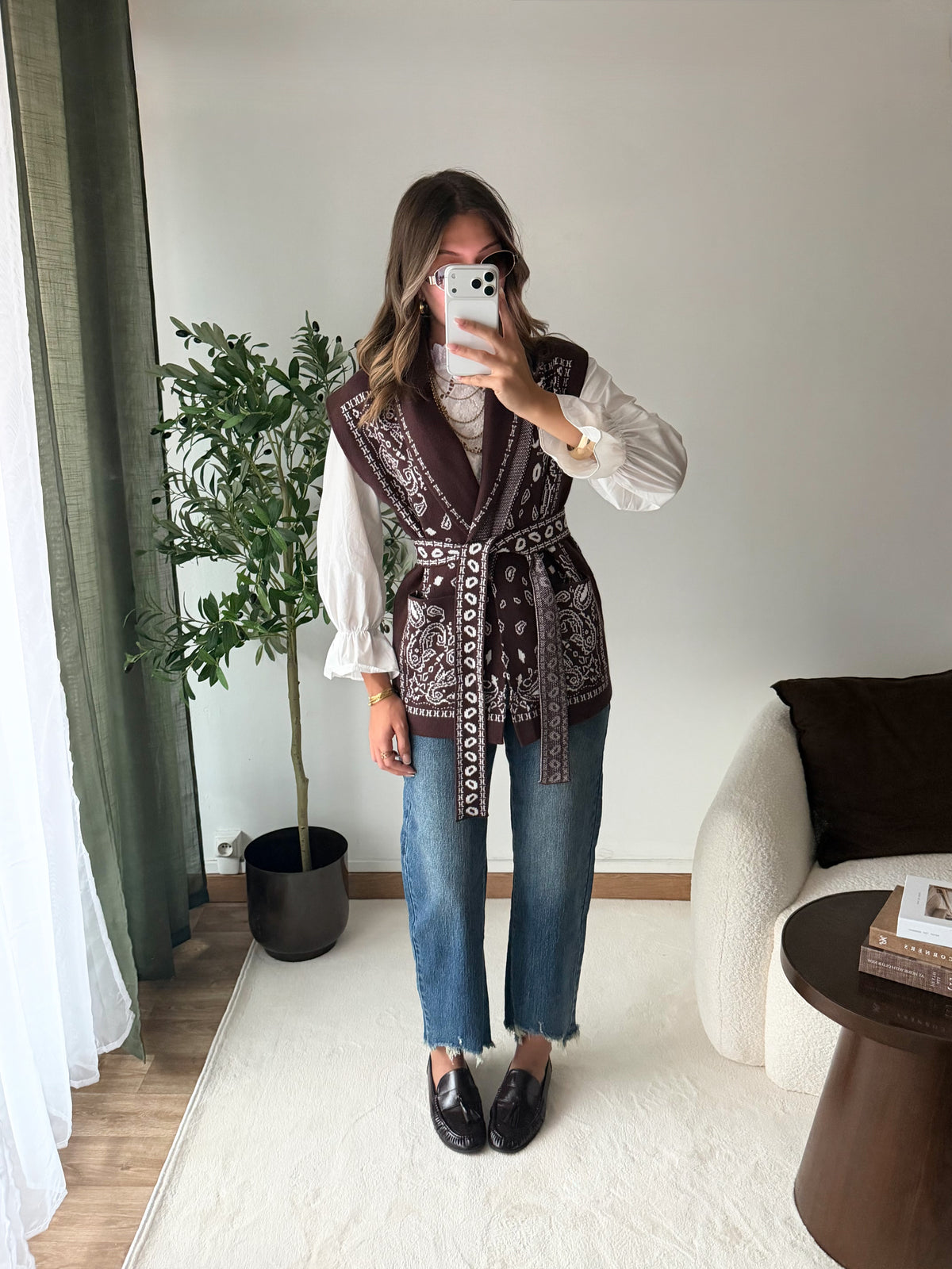 Veste bandana choco