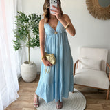 Robe soleil bleu