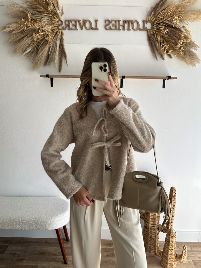 Veste noeuds beige 🇮🇹