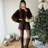 Pull Sindy chocolat