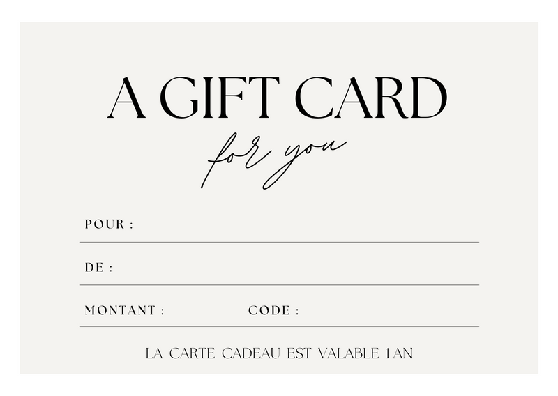 Carte cadeau